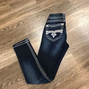 Women’s Rock Revival Levinia Ankle Skinny Jeans